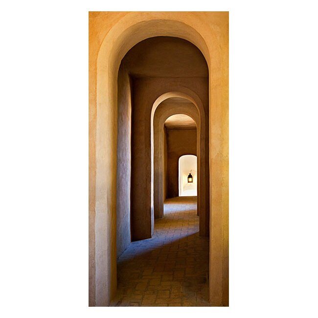 Fototapet vlies pentru usa - Manastirea veche - 80 x 210 cm