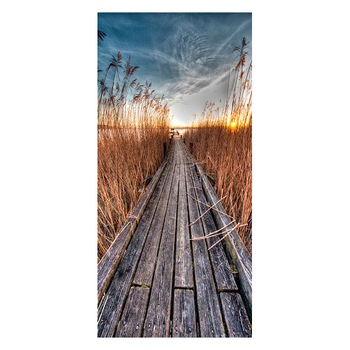 Fototapet vlies pentru usa - Tapet foto pier pe lac i - 90 x 210 cm Fototapet vlies pentru usa - Tapet foto pier pe lac i - 90 x 210 cm