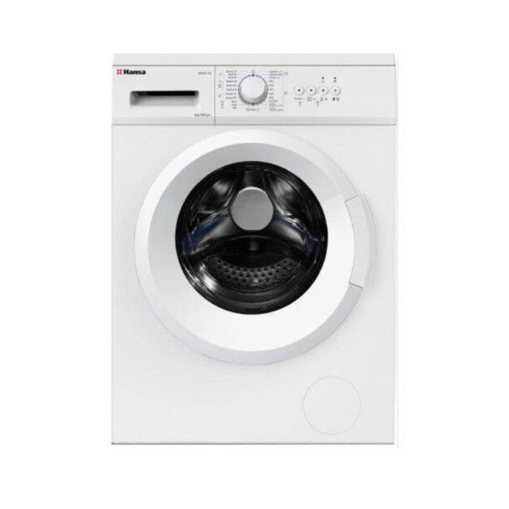 Masina de spalat rufe Hansa WMHE106, Spalare 6 kg, 1000 rpm, Child Lock, Extra clatire, Clasa E, Alb