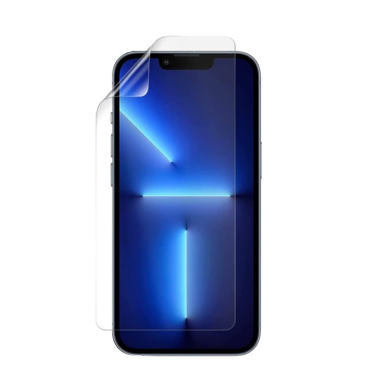 Защитно фолио, За iPhone 13 Pro Max , Покритие за екрана, Прозрачен, Силикон
