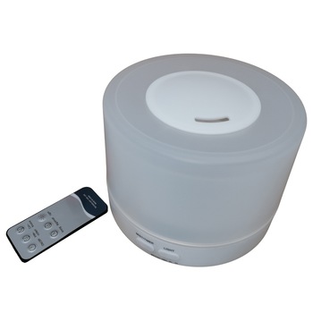 Difuzor aromaterapie, functie de umidificator, LED, 700 ml, alb Difuzor aromaterapie, functie de umidificator, LED, 700 ml, alb