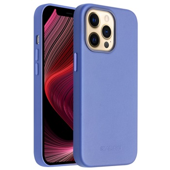 Husa slim pentru iPhone 13 Pro, cu MagSafe din piele naturala de vitel, tip back cover, Qialino, Wisteria Husa slim pentru iPhone 13 Pro, cu MagSafe din piele naturala de vitel, tip back cover, Qialino, Wisteria