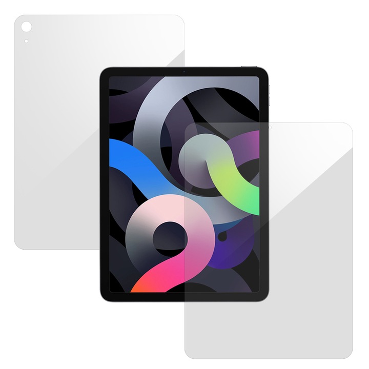 2 db SILKASE fólia készlet Apple iPad Air 4 10,9" (2020) készülékhez, tablet védelem, megújuló szilikon
