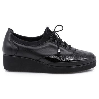 Pantofi dama, Caspian, Cas-84, casual, piele naturala, Negru Pantofi dama, Caspian, Cas-84, casual, piele naturala, Negru