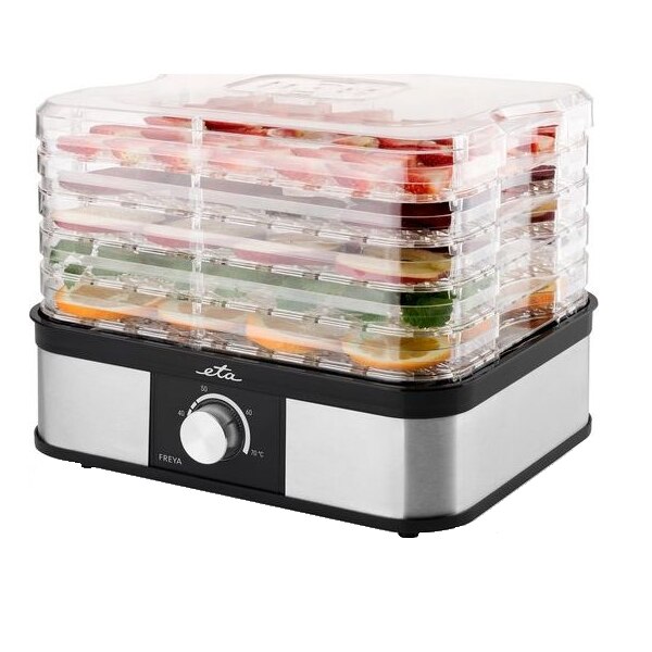 Deshidrator Eta Freya 530190000, 245 W, 5 tavi, Argintiu