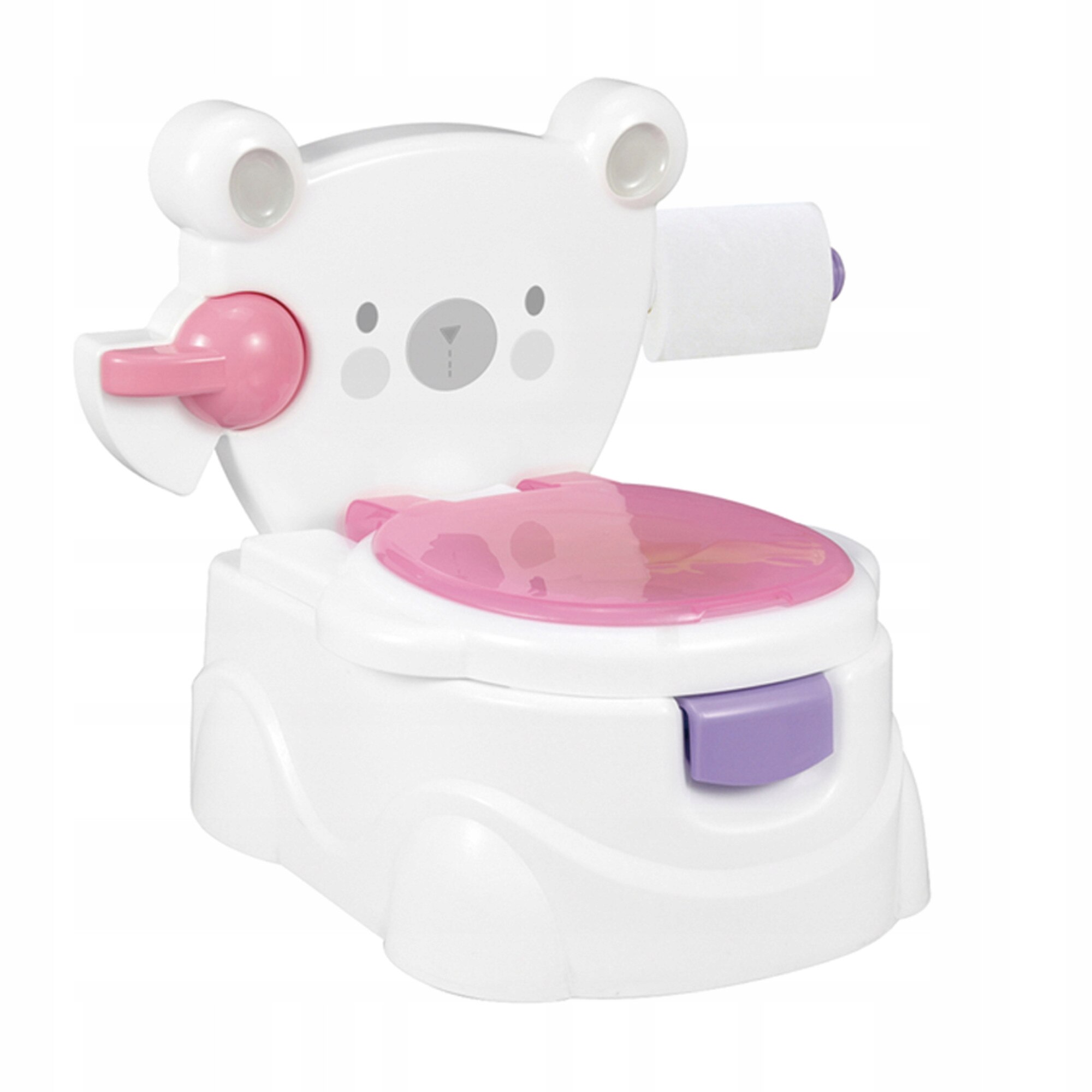 Olita Muzicala cu senzori Cheer For Me Potty Ursulet Roz - Krista®