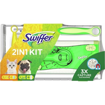 Mop Pentru Podea & Pamatuf Swiffer 2in1 Kit, 8+1 Rezerve Mop Pentru Podea & Pamatuf Swiffer 2in1 Kit, 8+1 Rezerve