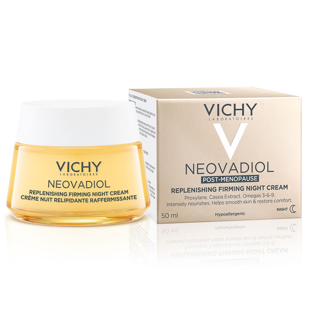 Crema de noapte Vichy Neovadiol Post-Menopause cu efect de refacere a lipidelor si fermitate,50ml
