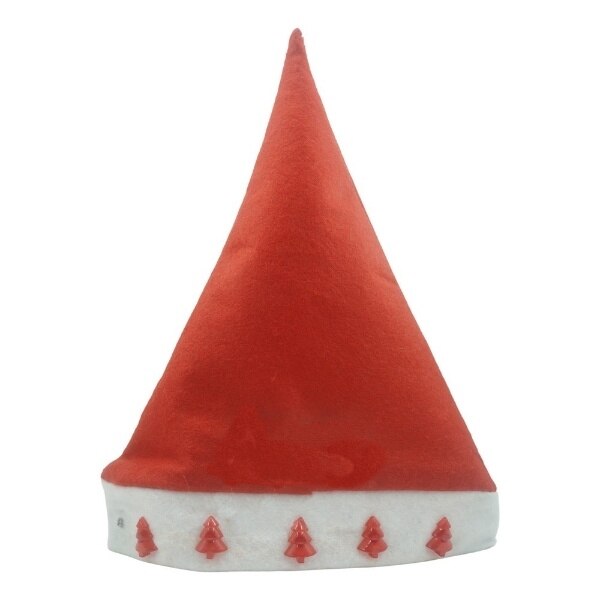 Caciulita de Craciun, Flippy, Rosie, cu braduti, lumini LED, marime universala, poliester