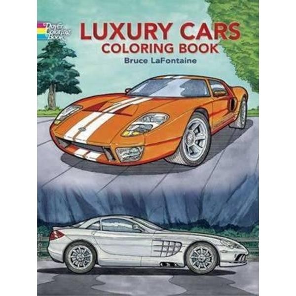 Luxury Cars Coloring Book