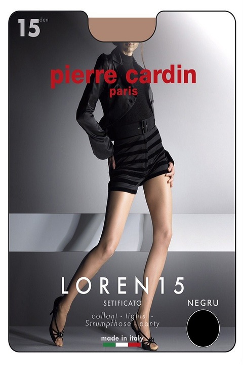 Dres Loren 15 DEN Pierre Cardin, Negru