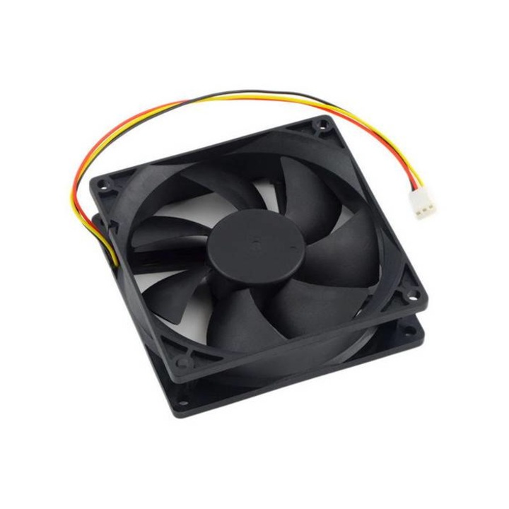 Вентилатор, аксиален, втулка, 12V, 3P, 0,08A, 40x40x20mm, 7,5m3/h