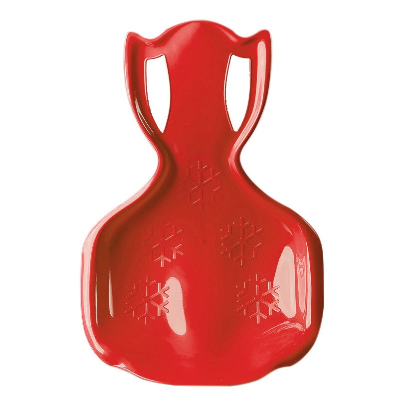 Sanie tip lopata mare XL Marmat, rosu - 6661