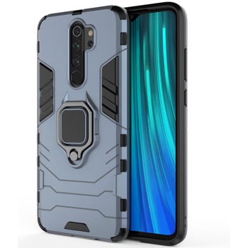 Husa de protectie Bumper Ring armor kickstand pentru Samsung Galaxy S21 Ultra 5G, Albastru, CRB-BBL3267 Husa de protectie Bumper Ring armor kickstand pentru Samsung Galaxy S21 Ultra 5G, Albastru, CRB-BBL3267