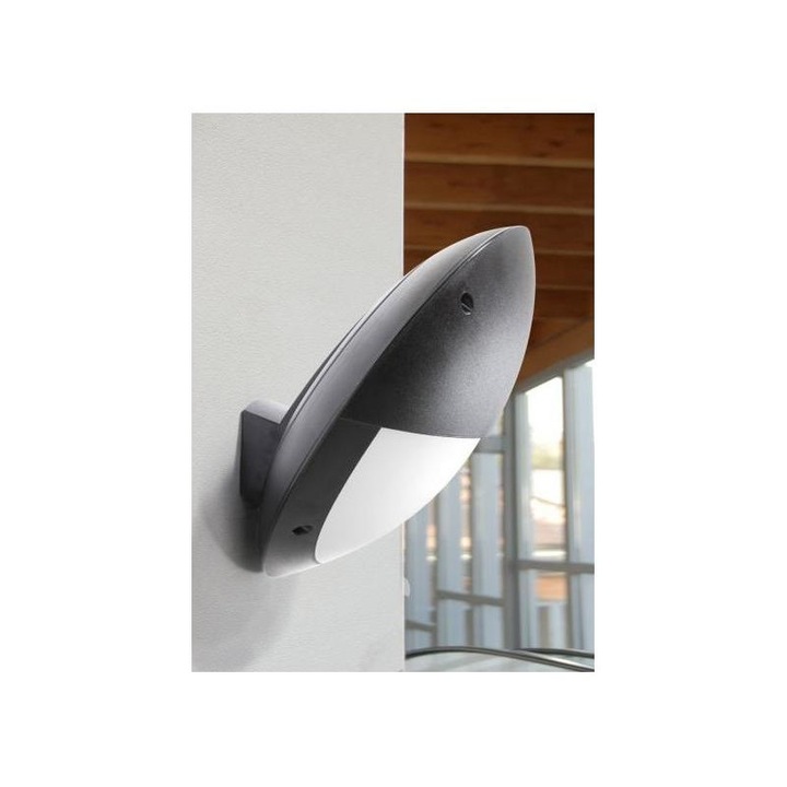 Fumagalli LUCIA E27 fekete kültéri falilámpa érzékelővel 1R3.000.000.AYES7