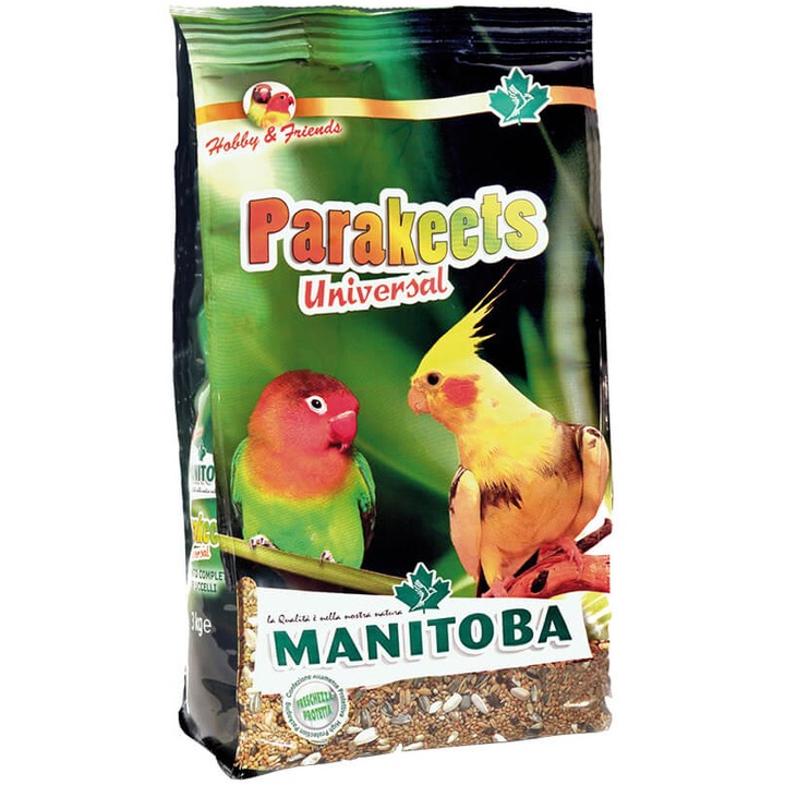 Hrana pentru papagali universali completa Manitoba, 1 Kg