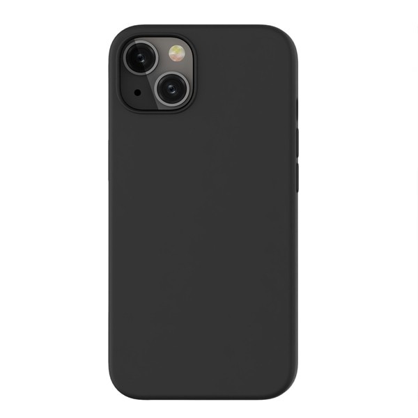 Capac Protectie Spate Cellara Din Silicon Colectia Soft Pentru iPhone 13 - Negru