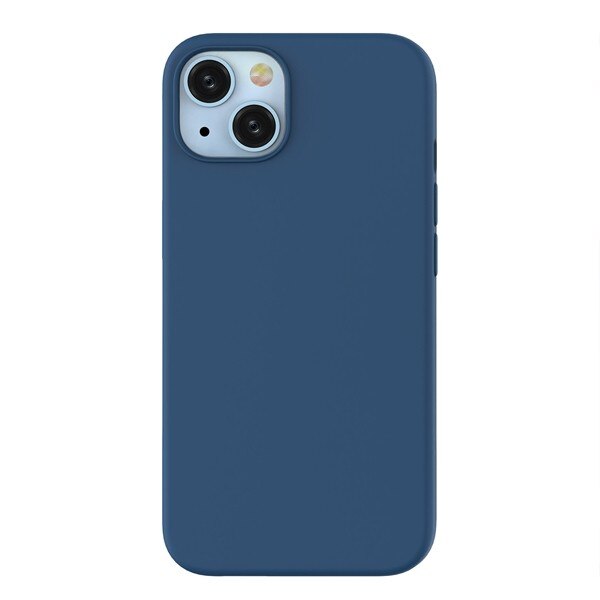 Capac Protectie Spate Cellara Din Silicon Colectia Soft Pentru iPhone 13 - Albastru