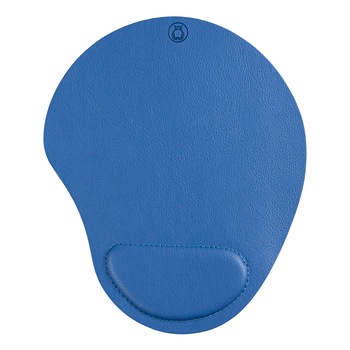 Mousepad ergonomic, piele PU, Unika, 24 x 20 cm, albastru Mousepad ergonomic, piele PU, Unika, 24 x 20 cm, albastru