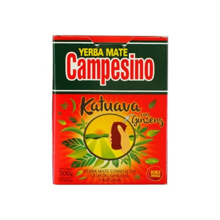 Yerba Mate Campesino Tea, Katuava, Ginseng, Paraguay, 0.5 kg