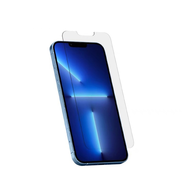 Folie de protectie pentru iPhone 13 mini, 5D, Sticla, Transparent