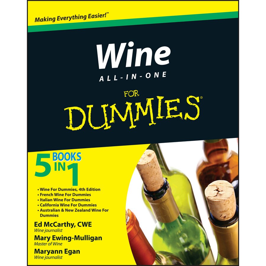 Wine All/-/in/-/One For Dummies de Ed McCarthy