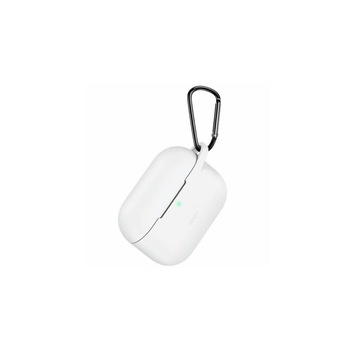 Husa pentru Apple AirPods Pro/AirPods 3, Alb Husa pentru Apple AirPods Pro/AirPods 3, Alb