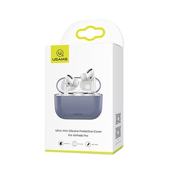 Husa pentru AirPods PRO Usams light silicon purple Husa pentru AirPods PRO Usams light silicon purple