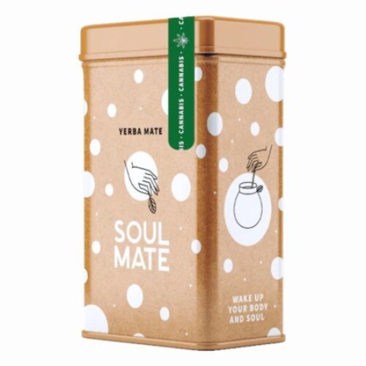 Yerba Mate Bio, Soul Mate, Organica Cannabis, Doboz Tea, Gyógynövényes, 0.5 kg