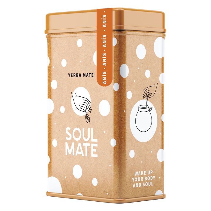 Yerba Mate Bio, Soul Mate, Organica Anis, Doboz Tea, Szárított gyümölcs, 500g
