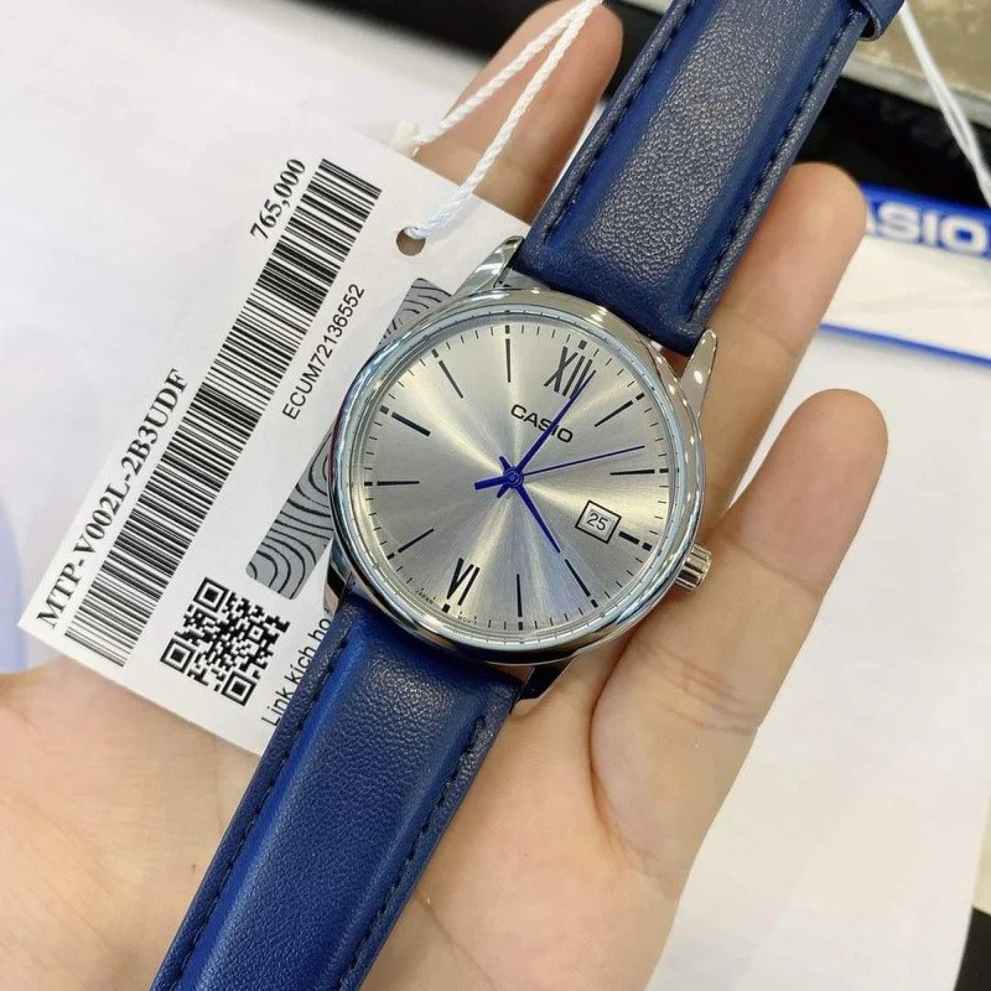 Мъжки часовник Casio, Collection MTP-V0 MTP-V002L-2B3, Аналогов - eMAG.bg