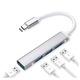 Hub zggzerg Type-C, Series Multiport 4 in 1, USB 3.0, Съвместим с Macbook