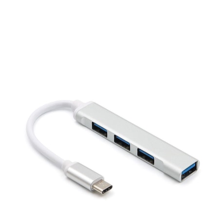 Hub Adaptor Type-C, Series Multiport 4 in 1,zggzerg, USB 3.0 , Compatibil Macbook