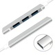Hub zggzerg Type-C, Series Multiport 4 in 1, USB 3.0, Съвместим с Macbook