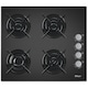 Plita incorporabila Zilan ZLN-0058, Gaz butelie sau gaz natural (duze de schimb incluse), 59x51 cm, 4 Arzatoare, Aprindere Electrica, Sticla Neagra