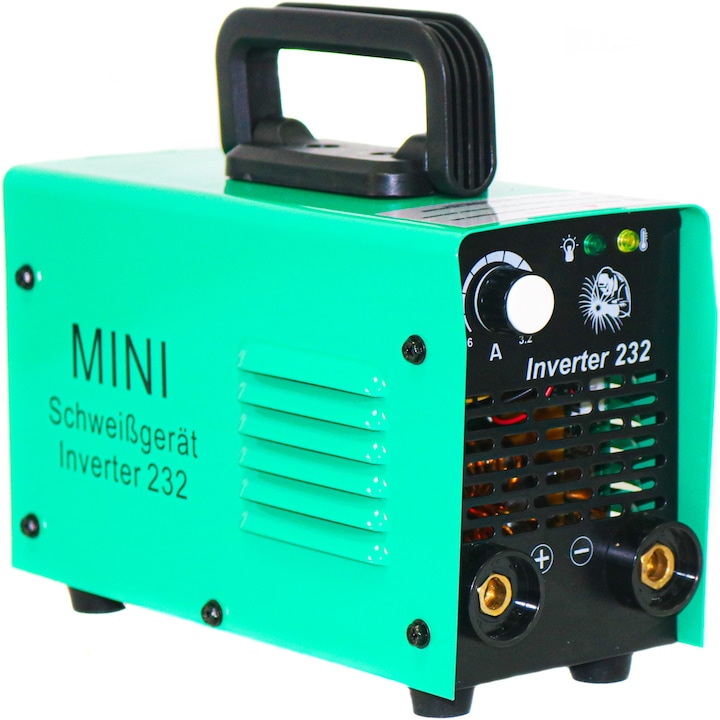 Заваръчен апарат INTENSIV MINI Schweissgerat Inverter 53211, MMA, 230 V, 1.6-3.2 мм електрод, Включени аксесоари за ММА