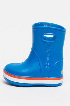 Crocs, Cizme de ploaie cu logo Crocband, Albastru Crocs, Cizme de ploaie cu logo Crocband, Albastru