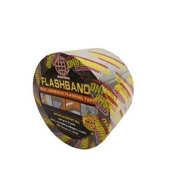 Banda bituminoasa autoadeziva cu aluminiu, Flashband , Latime 100 mm, Lungime 10 m, Grosime 15 mm Banda bituminoasa autoadeziva cu aluminiu, Flashband , Latime 100 mm, Lungime 10 m, Grosime 15 mm