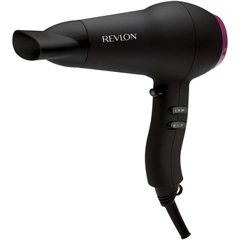 Uscator de par Revlon Fast & Light RVDR5823E3, 3 setari de temperatura, 2 trepte de viteza, Buton de aer rece, Concentrator, 2000 W, Negru Uscator de par Revlon Fast & Light RVDR5823E3, 3 setari de temperatura, 2 trepte de viteza, Buton de aer rece, Concentrator, 2000 W, Negru