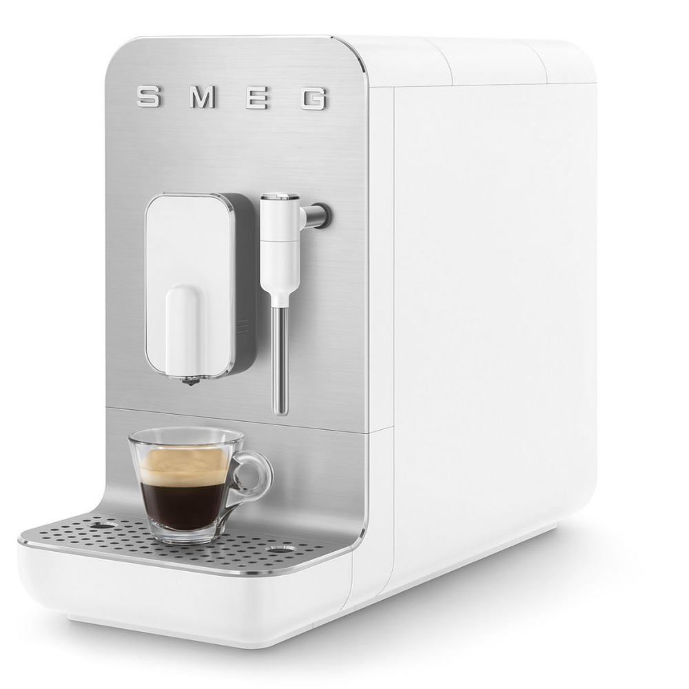 Автоматична еспресо кафемашина Smeg BCC02WHMEU, 50's Style, 1350 W, 19 ...