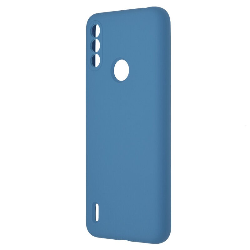 Husa pentru Motorola Moto E7 Power din silicon moale, Techsuit Soft Edge - Denim Blue