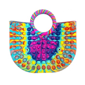 Jucarie antistres Geanta POP IT Rainbow Jucarie antistres Geanta POP IT Rainbow