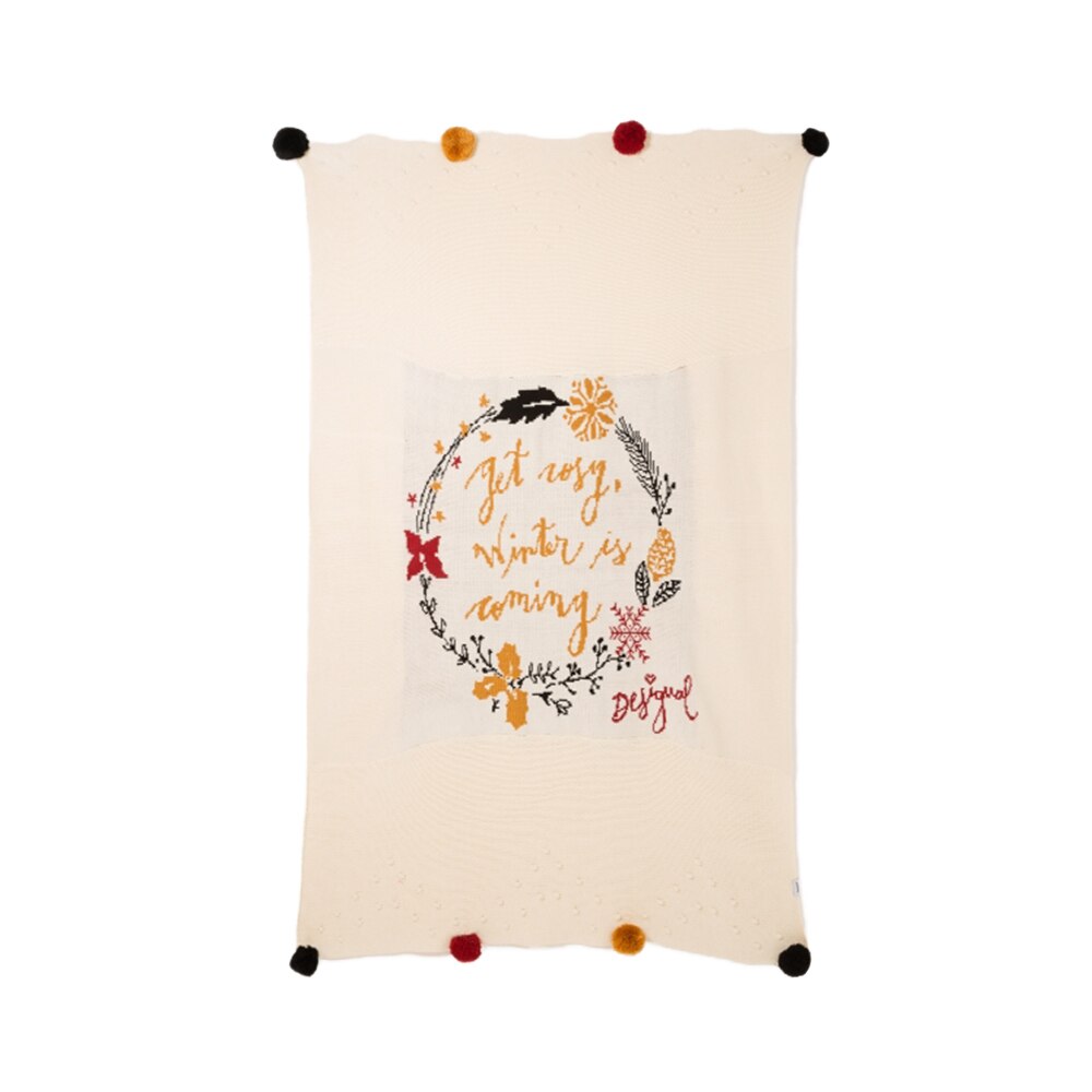 Patura Desigual-Blanket Christmas Get Cosy, 150 x 170 Cm, Multicolor