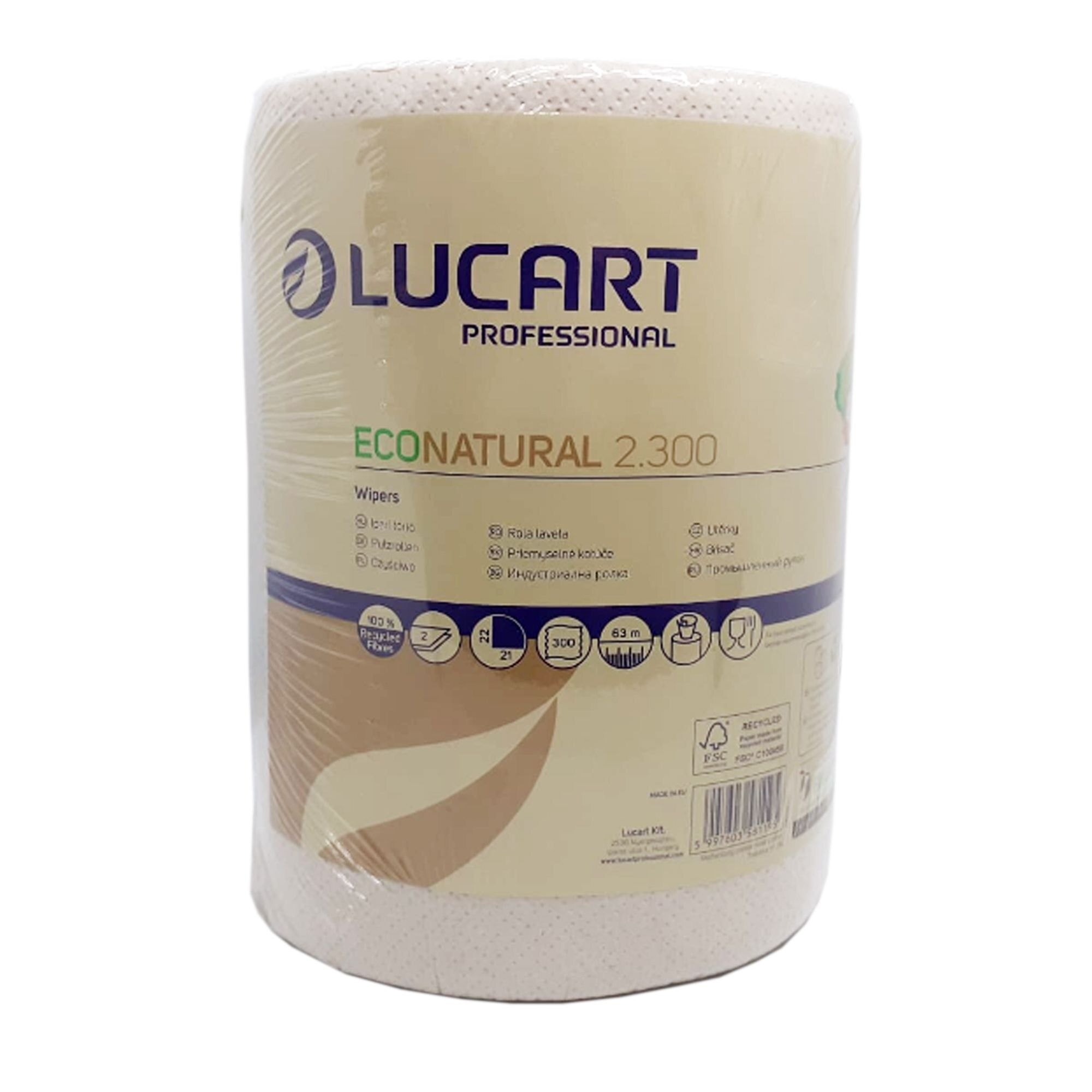 Rola prosop bucatarie Eco Natural 300 foi ,63ml,2 straturi 6 role Lucart