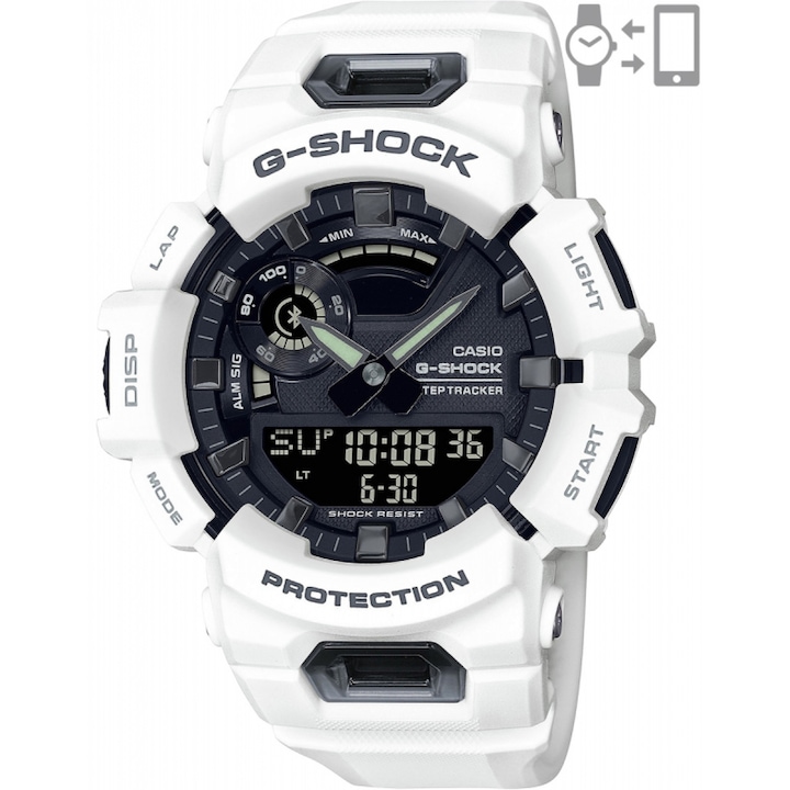 Мъжки часовник CASIO G-SHOCK, Hybrid G-Squad Bluetooth, GBA-900-7A
