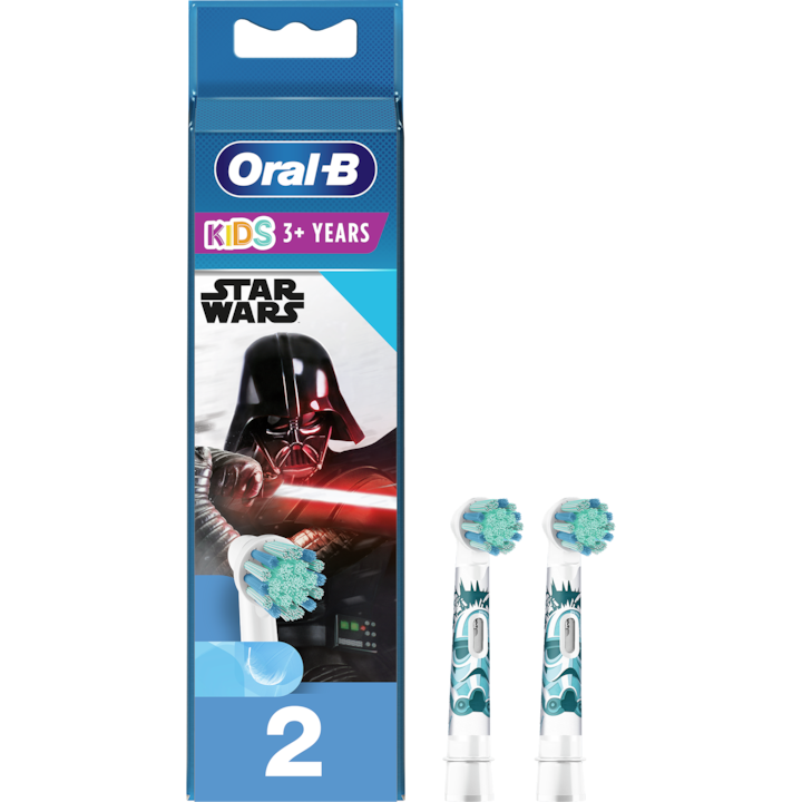 Резерва за детска четка за зъби Oral-B Star Wars EB10-2, 2 броя, Многоцветен
