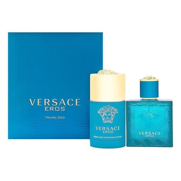 Versace Eros Apa De Toaleta 50 ml, + 75ml Stick, Barbati