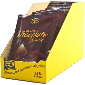 Ciocolata calda Kruger Classic, 20 pliculete x 25g Ciocolata calda Kruger Classic, 20 pliculete x 25g