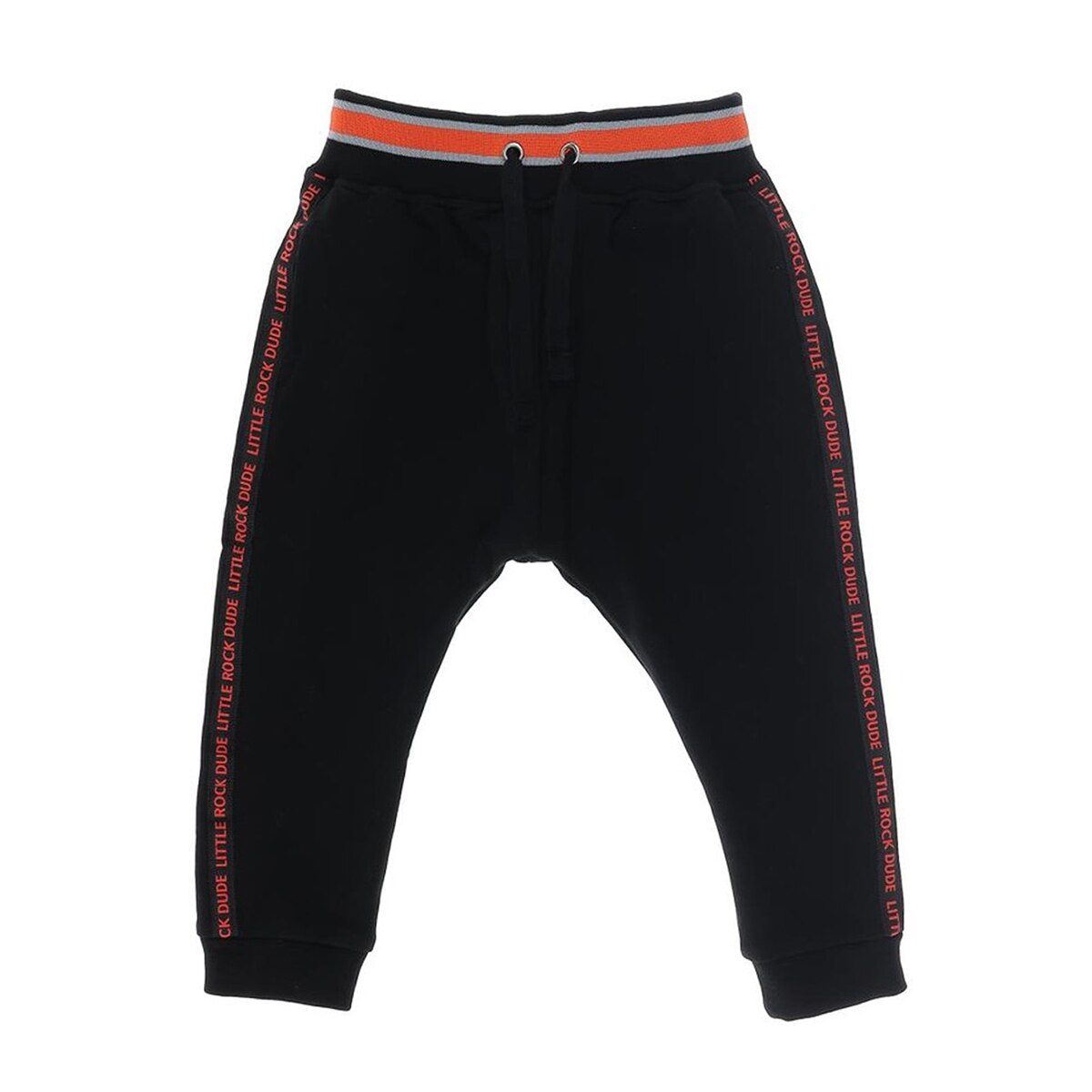 Pantaloni de trening pentru baieti, culoare neagra, colectia Rock Dude 4981