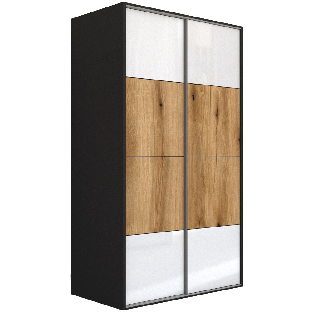 Dressing Genarom LEX B, Gri Lucios / Stejar Wotan M, 181 x 240 x 66 cm